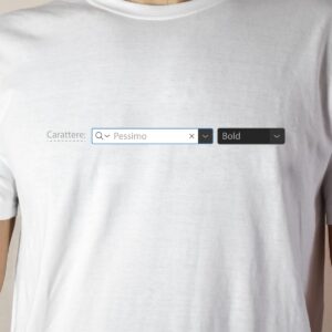 T-Shirt Carattere Pessimo