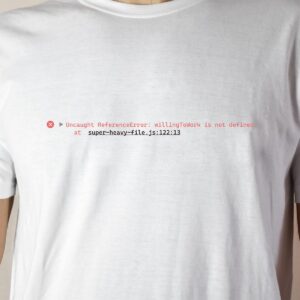 T-Shirt JS Error